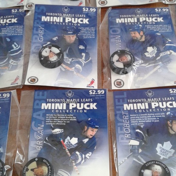 Toronto Maple Leafs Collectible Mini Pucks - Picture 6 of 12